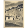 Estudio Amer: Albarracín Teruel Cliffside Architecture (Vintage Photo 40x30CM Kodak BRTF 1940s)