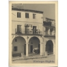 Estudio Amer: Plaza Mayor Chinchón Madrid Architecture (Vintage Photo 40x30CM Kodak BRTF 1940s)