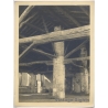 Estudio Amer: Traditional Spanish Market Hall Interior (Vintage Photo 40x30CM Kodak BRTF 1940s)