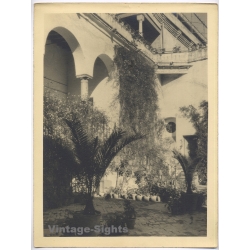Estudio Amer: Palacio de Viana Córdoba Courtyard (Vintage Photo 40x30CM Kodak BRTF 1940s)