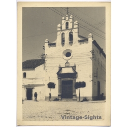Estudio Amer: Capilla de la Caridad Algeciras Cádiz (Vintage Photo 40x30CM Kodak BRTF 1940s)