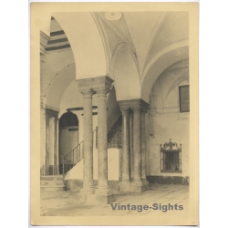 Estudio Amer: Hospital de Santiago Úbeda Courtyard (Vintage Photo 40x30CM Kodak BRTF 1940s)