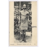 British East Africa: Warrior of the Wakamba Tribe / Ethnic (Vintage PC 1910s)