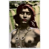 Maghreb: Buste de Femme Tunisienne / Ethnic Nude - Amazigh (Vintage RPPC ~1930s)