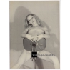 Artistic Erotic Study: Blonde Nude On Office Chair*3 / Look (French Master Photo 60s/70s)