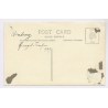 Winburg / Orange Free State (South Africa): Pentecost Baptism - Priest & Converts (Vintage RPPC 1929)