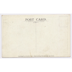 Johannesburg / South Africa: Anti German Riots - Fire A.E.G. (Vintage PC 1915)