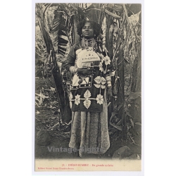 Diego-Suarez: Woman Of The Sakalava People (Vintage PC ~1910s)