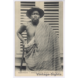 Martinique: Adameyan Prime Minister King Behanzin / Dahomey Exile (Vintage PC ~1900s)