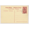 Congo Belge: Type Bangala / Ethnic - Tribal Scars (Vintage Postal Stationery1910s)