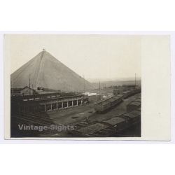 Nord: Fosse Bellaing / Terril - Coal Mining (Vintage RPPC ~1920s)