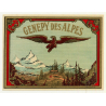 Genepy Des Alpes / Liqueur (Vintage Chromo Litho Label ~1910/1920s)