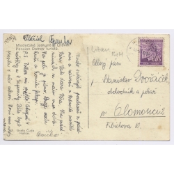 Litovel / Czechia: Stan.Smekal Department Store Advertisement (Vintage RPPC 1942)