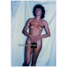 Erotic Study: Sporty Dark-Haired Nude With Perfect Body*5 (Large Vintage Photo Germany ~1990s)