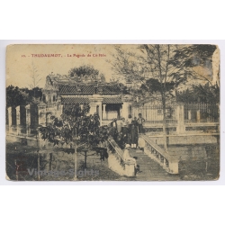 Thu Dau Mot / Vietnam: La Pagode de Cô-Hôn (Vintage PC ~1910s)