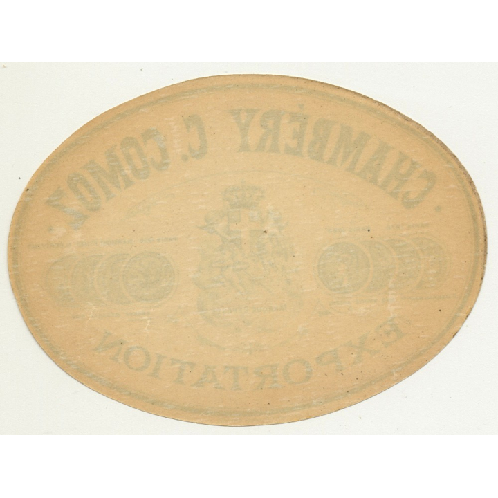 Exportation / Chambéry-Comoz (Vintage Alcohol Label ~1910/1920s)