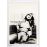 Erotic Study: Slim Longhaired Nude Beauty (2nd Gen. Photo ~1960s/1970s)