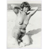 Erotic Study: Mature Nude Woman On Baltic Sea Beach (Large Vintage Photo GDR ~1980s)