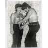 Erotic Study: 2 Chubby Girlfriends Undress Each Other / Boobs (Large Vintage Photo GDR ~1980s)