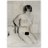 Erotic Study: Natural Shorthaired Nude On Bed*2 (Vintage Photo GDR ~1980s)