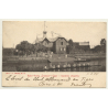 Tigre / Argentina: Ruder-Verein Teutonia (Vintage Postcard B/W 1904)