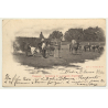 Argentina: Vacunando - Comstumbres De La Campaña Argentina (Vintage Postcard B/W 1904)