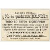 Buenos Aires: Jardin Zoologico / Liquidacion Muñoz (Vintage Postcard ~1900s/1910s)