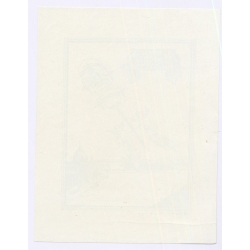 Garai János: Birth Notice - Angels - Danube (Vintage Exlibris/Bookplate 1929)