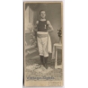 Fr. Mussack: German Strongman Weightlifter Sager (Vintage Cabinet Card Photo 1911)