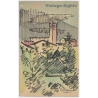 F. Vilallonga: Original Painting Mallorca Valldemossa (Vintage Artist PC 1949)