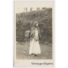Tibet Nepal Himalaya: Hill Girl - Traditional Dress (Vintage RPPC ~1910s)