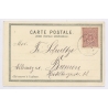 Palestine: Souvenir de Jericho Ottoman Stamp 20 (Vintage PC Litho 1900s)
