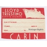 Lloyd Triestino: Flotte Ruinite - Cabin / Ocean Liner (Vintage Shipping Line Label ~1930s)