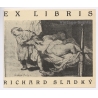 Rembrandt van Rijn: Joseph und Potiphars Weib (Vintage Exlibris/Bookplate)