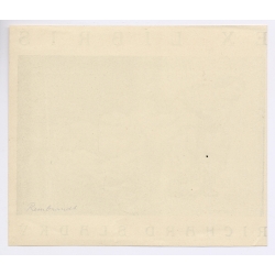 Rembrandt van Rijn: Joseph und Potiphars Weib (Vintage Exlibris/Bookplate)
