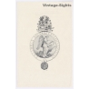 A.A: Vorsterman van Oyen: Godess Nike Coat Of Arms (Vintage Exlibris/Bookplate)
