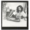 Erotic Study: Busty Curvy Black Nude Female*2 (Vintage Contact Print 1970s/1980s)