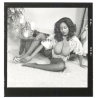 Erotic Study: Busty Curvy Black Nude Female*2 (Vintage Contact Print 1970s/1980s)
