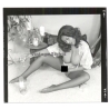 Erotic Study: Busty Curvy Black Nude Female*4 (Vintage Contact Print 1970s/1980s)