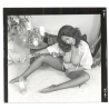 Erotic Study: Busty Curvy Black Nude Female*4 (Vintage Contact Print 1970s/1980s)