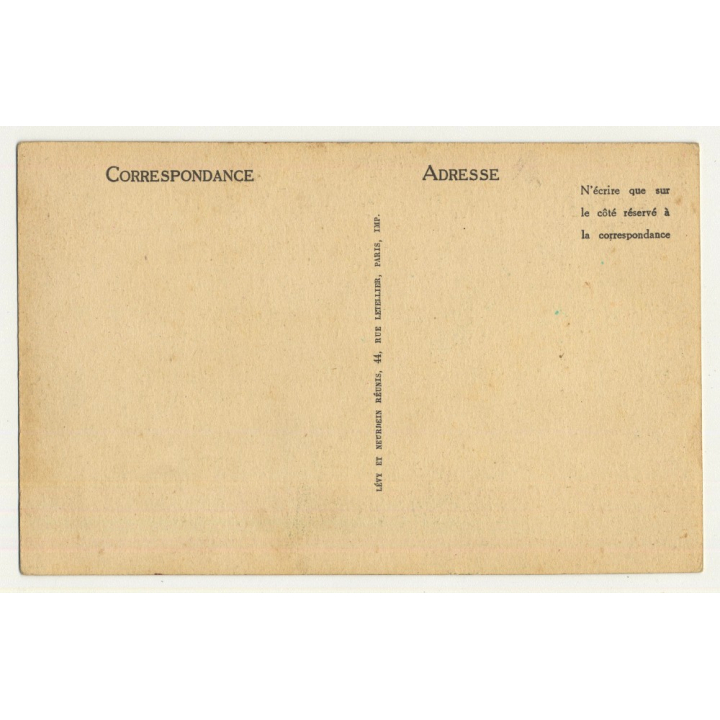 6215 Scenes Et Types: La Rivière / River - Palm Tree *2 (Vintage Postcard)