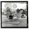 Erotic Study: Busty Curvy Black Nude Female*22 (Vintage Contact Print 1970s/1980s)