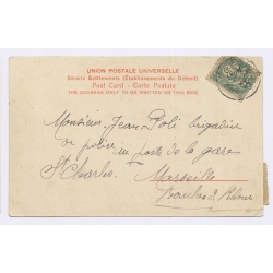 Singapore: Javanese Meat Seller Straits Settlement (Vintage PC 1907)
