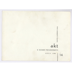 Artistic Erotic Study by Karel Ludwig: Akt (Vintage Photo Czechia 1948/1967)