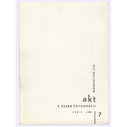 Artistic Erotic Study by Miroslav Hak: Akt (Vintage Photo Czechia 1938/1967)