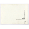 Artistic Erotic Study by Jaromir Funke: Akt (Vintage Photo Czechia 1940/1967)