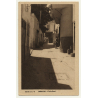 Larache / Morocco: Calle Real / Street View (Vintage Postcard)