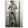 Erotic Study: Slim Sporty Nude With Tan Lines (Vintage Photo GDR ~1980s)