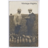 Groß Breesen: Landwirte Riesen Brugunder Runkelrübe Ernte (Vintage RPPC ~1910s1920s)