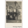 German Tobacco Cigarette Factory Machine Worker (Vintage RPPC ~1910s)